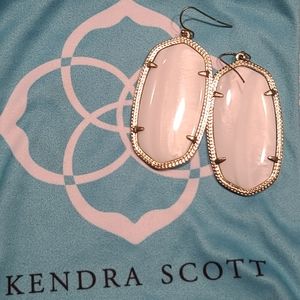 Kendra Scott White/Gold Danielle Earrings